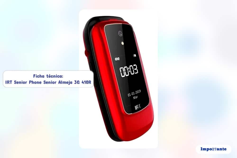 IRT Senior Phone Senior Almeja 3G 410R